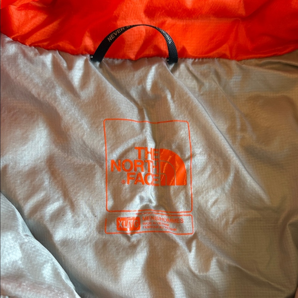 The North Face Thermoball Vibrant Orange Puffer Jacket - Picture 5 of 7